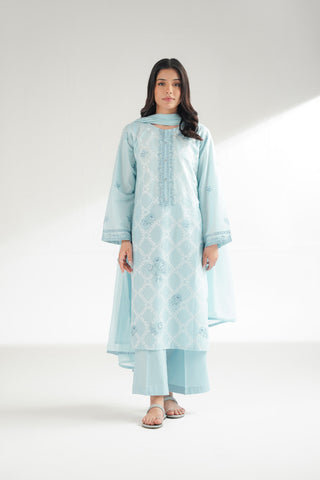 3 Piece Lawn Embroidered Suit (CS0545)