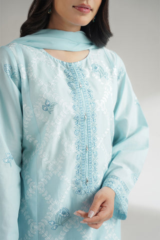 3 Piece Lawn Embroidered Suit (CS0545)
