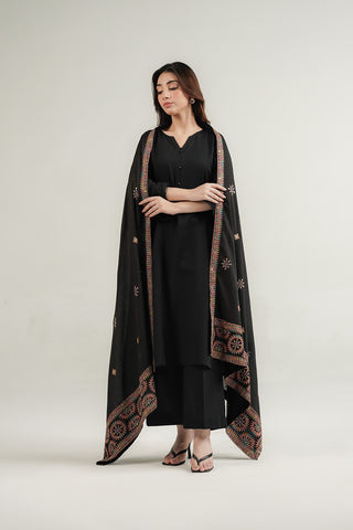 1 Piece Lawn Embroidered Shawl (CH0075)