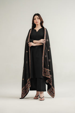 1 Piece Lawn Embroidered Shawl (CH0075)