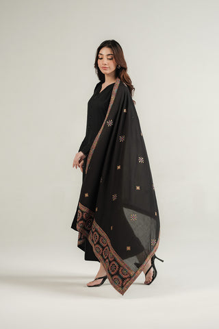 1 Piece Lawn Embroidered Shawl (CH0075)