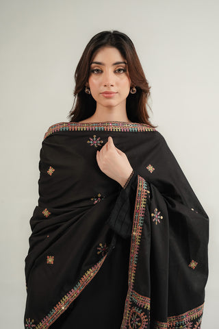 1 Piece Lawn Embroidered Shawl (CH0075)