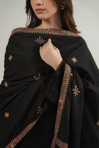 1 Piece Lawn Embroidered Shawl (CH0075)
