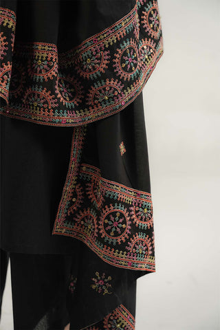 1 Piece Lawn Embroidered Shawl (CH0075)