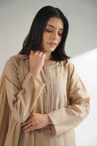 3 Piece Lawn Embroidered Suit (CS0553)