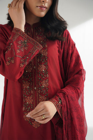 3 Piece Lawn Embroidered Suit (CS0511)