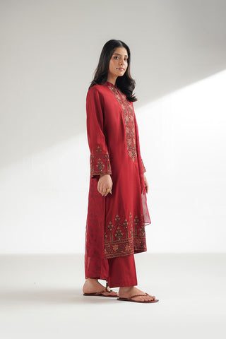 3 Piece Lawn Embroidered Suit (CS0511)