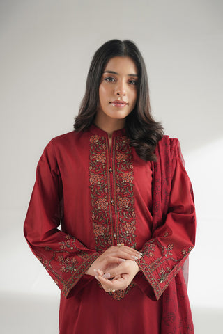 3 Piece Lawn Embroidered Suit (CS0511)