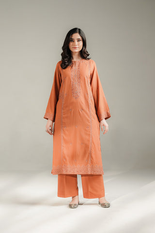 2 Piece Lawn Karandi Embroidered Suit (CS0692)