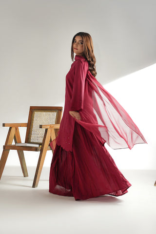 3 Piece Lawn Embroidered Suit (CS0558)