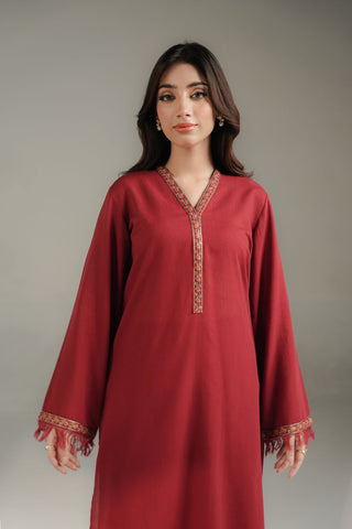 2 Piece Lawn Karandi Embroidered Suit (CS0731)