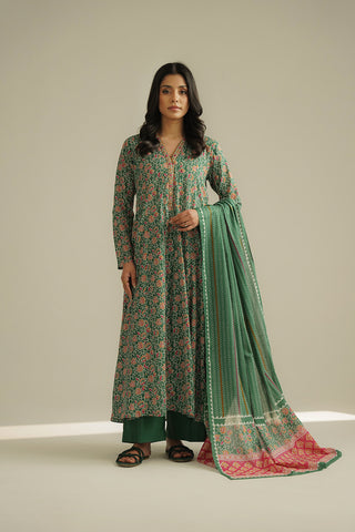 3 Piece Printed Lawn Printed Suit (CP0398)