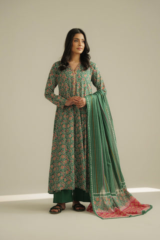 3 Piece Printed Lawn Printed Suit (CP0398)