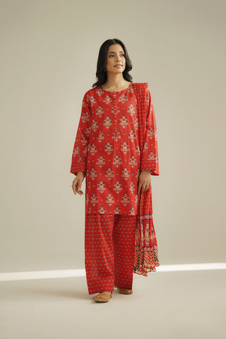 3 Piece Printed Lawn Printed Suit (CP0378)
