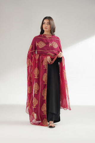1 Piece Chiffon Printed Stole (CO0043)