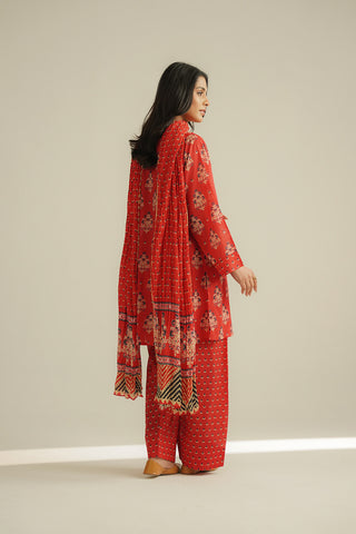 3 Piece Printed Lawn Printed Suit (CP0378)