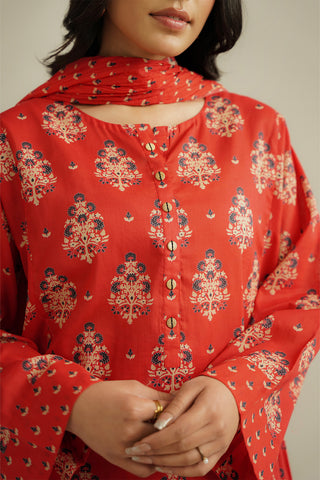 3 Piece Printed Lawn Printed Suit (CP0378)