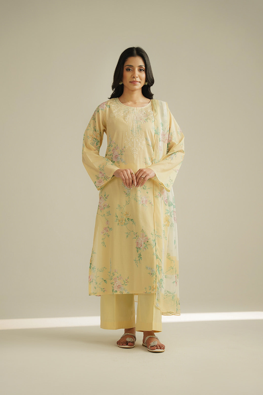 3 Piece Printed Lawn Printed Suit (CP0399)