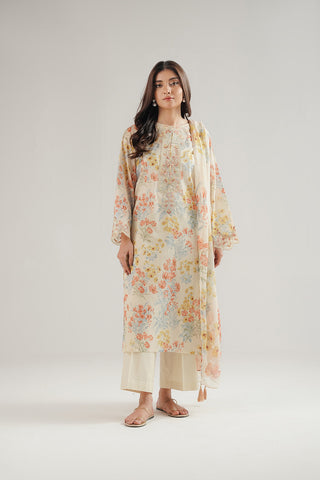 3 Piece Printed Lawn Embroidered Suit (CP0473)