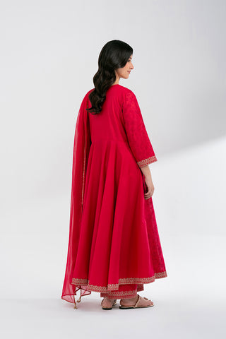 3 Piece Lawn Embroidered Suit (CS0592)