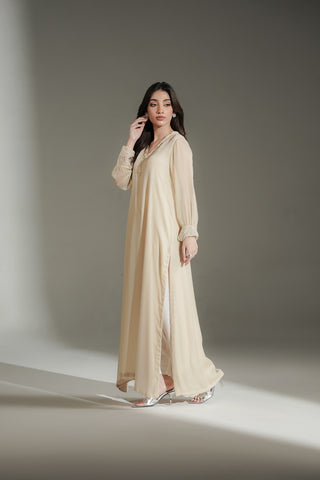 1 Piece Chiffon Embroidered Shirt (FS0207)