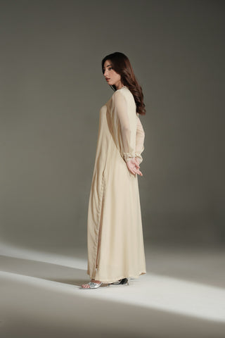 1 Piece Chiffon Embroidered Shirt (FS0207)