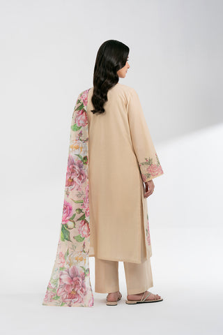 3 Piece Cotton Rip Stop Embroidered Suit (CS0596)