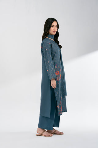 3 Piece Lawn Embroidered Suit (CS0597)