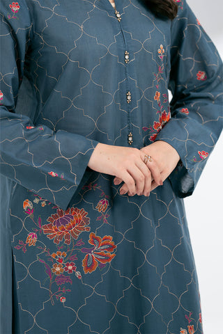 3 Piece Lawn Embroidered Suit (CS0597)