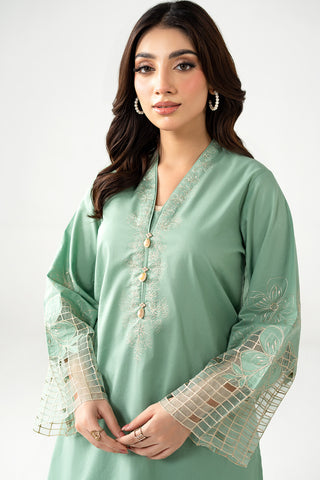 2 Piece Cambric Embroidered Suit (CP0529)