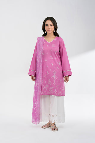 3 Piece Lawn Embroidered Suit (CS0594)
