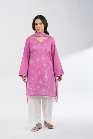 3 Piece Lawn Embroidered Suit (CS0594)