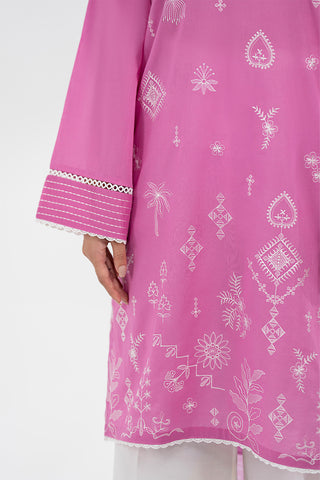 3 Piece Lawn Embroidered Suit (CS0594)