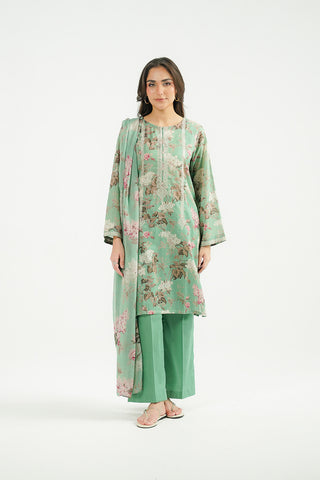 3 Piece Printed Lawn Embroidered Suit (CP0519)