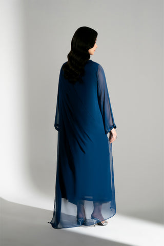 2 Piece Chiffon Embroidered Suit (FS0180)