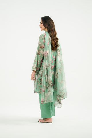 3 Piece Printed Lawn Embroidered Suit (CP0519)