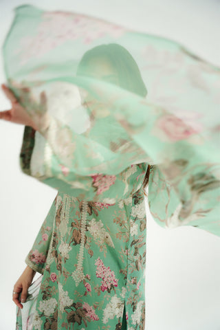 3 Piece Printed Lawn Embroidered Suit (CP0519)