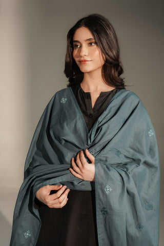 1 Piece Lawn Embroidered Shawl (CH0091)