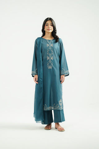 3 Piece Lawn Embroidered Suit (CP0526)