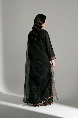 3 Piece Cotton Silk Embroidered Suit (FS0175)