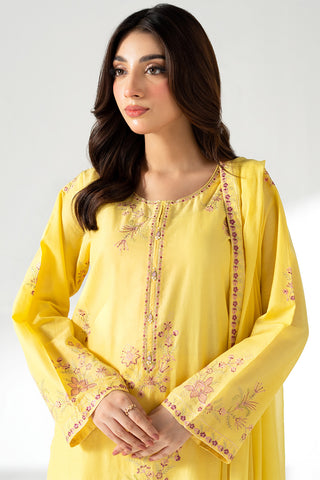 3 Piece Lawn Embroidered Suit (CS0648)
