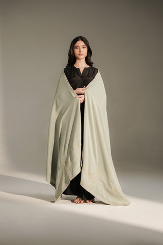 1 Piece Resham Cotton Embroidered Shawl (FH0028)