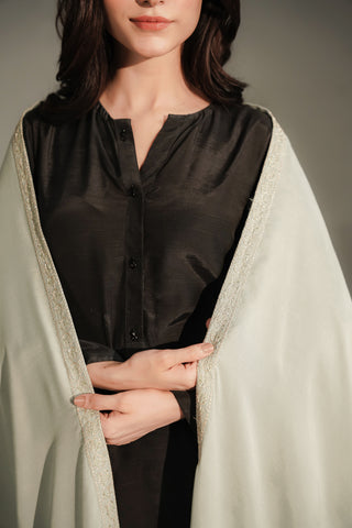 1 Piece Resham Cotton Embroidered Shawl (FH0028)