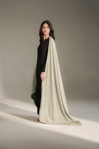 1 Piece Resham Cotton Embroidered Shawl (FH0028)