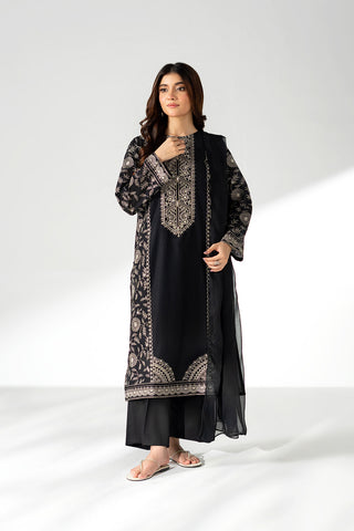 3 Piece Lawn Embroidered Suit (CS0639)