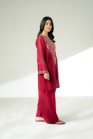 2 Piece Lawn Embroidered Suit (CS0637)