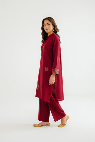 2 Piece Cotton Karandi Embroidered Suit (CP0315)