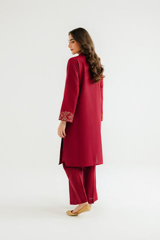 2 Piece Cotton Karandi Embroidered Suit (CP0315)