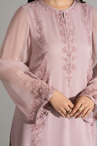 3 Piece Chiffon Embroidered Suit (FL0190)