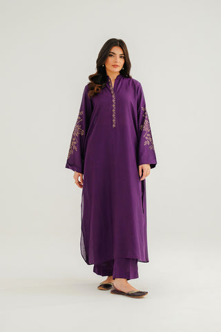 2 Piece Lawn Karandi Embroidered Suit (CP0312)